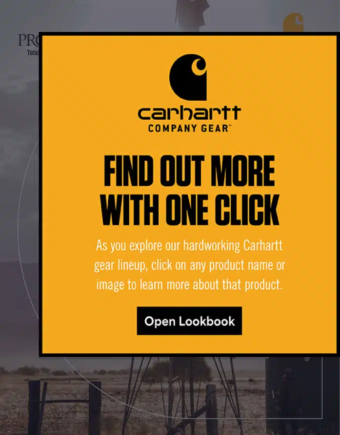 Carhartt Lookbook and branded apparel